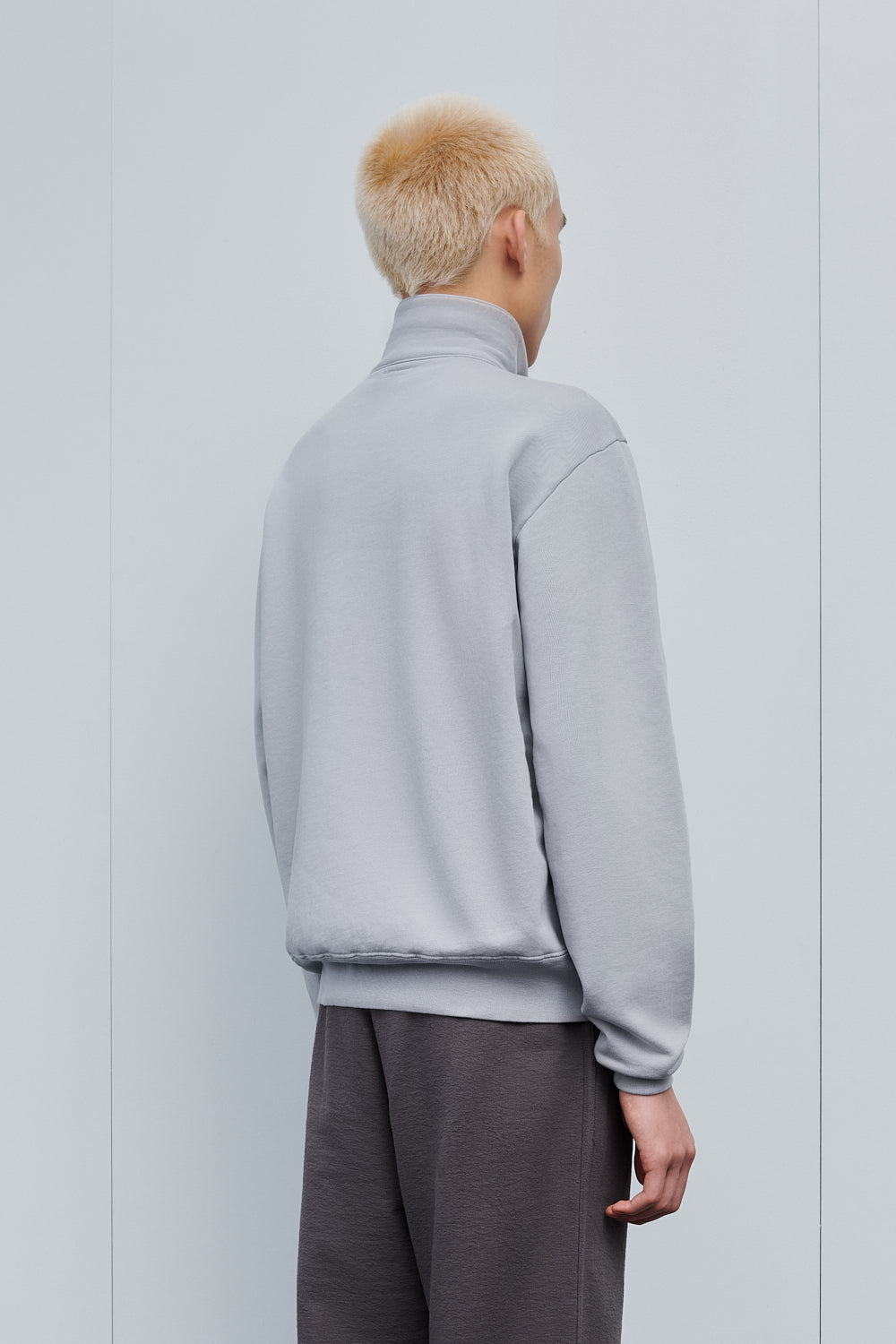 Lady White AW23 Quarter Zip Sweatshirt (Foggy Blue)