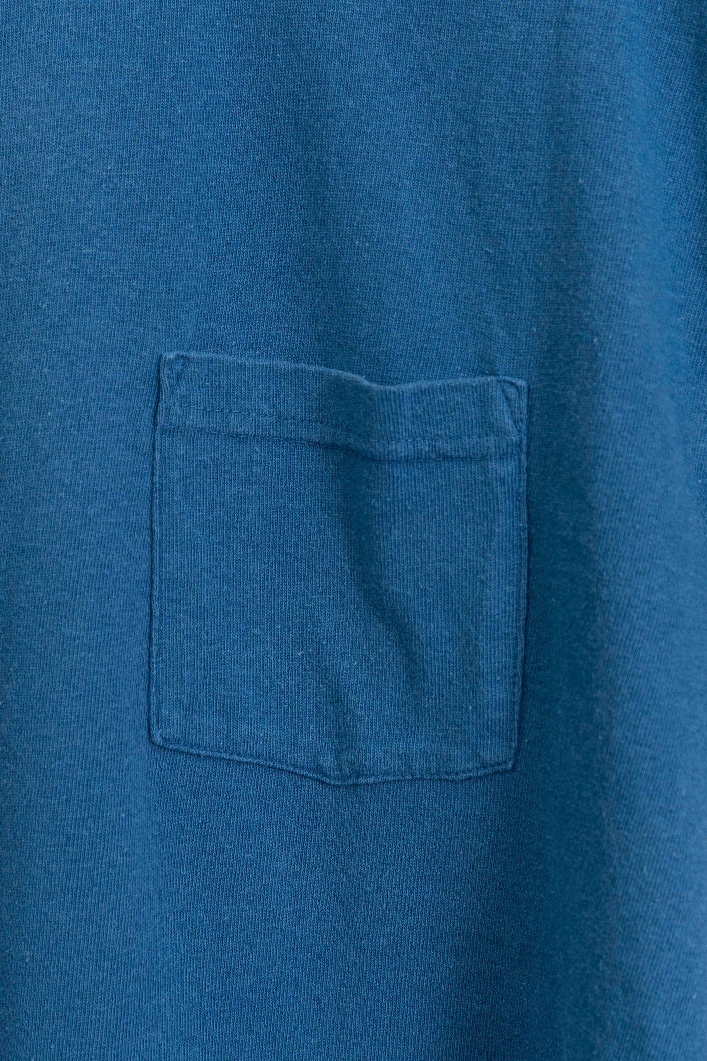 Healthknit S/S Indigo Garment Dye Pocket Tee