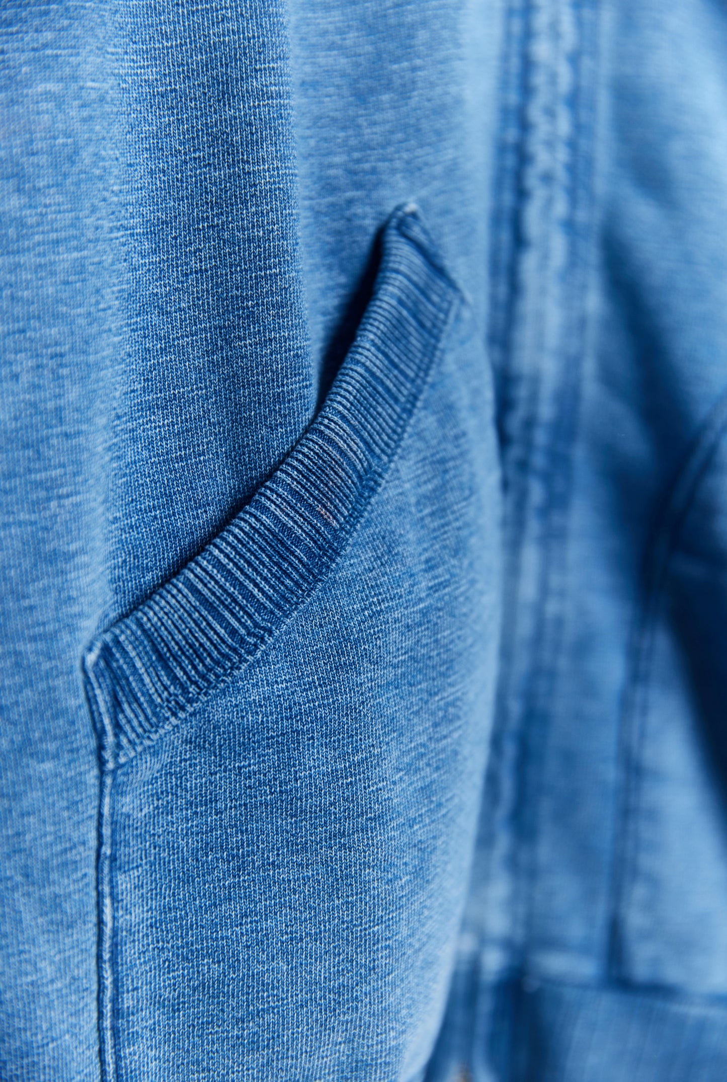 Healthknit Indigo Zip Parka