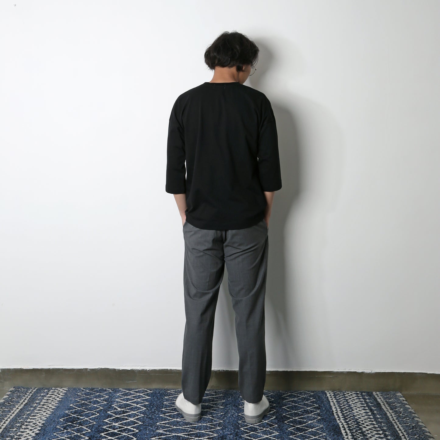 BETTER 3/4 Sleeve Crew Neck Pocket Tee