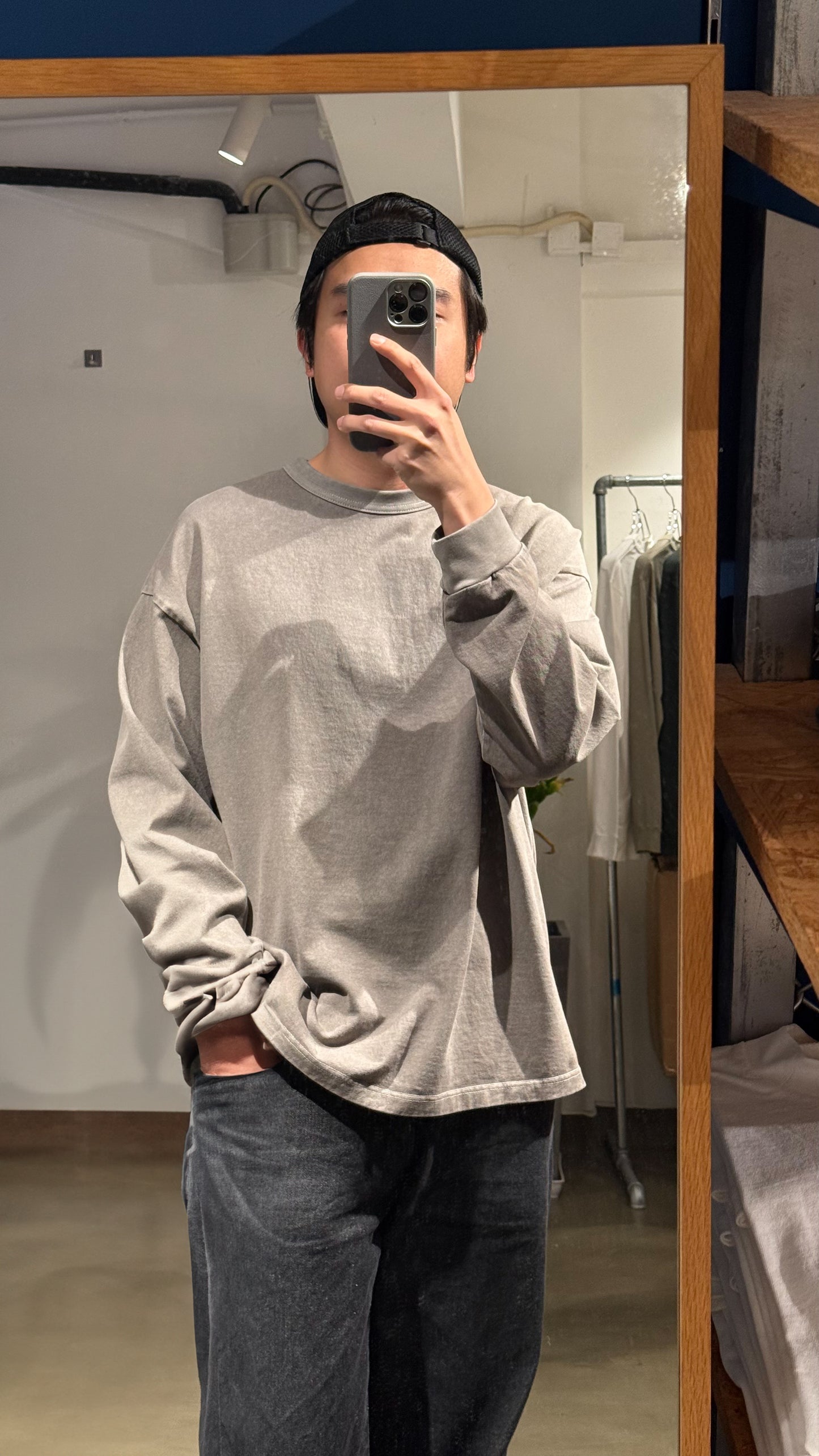 By R AW24 L/S Oversize Tee