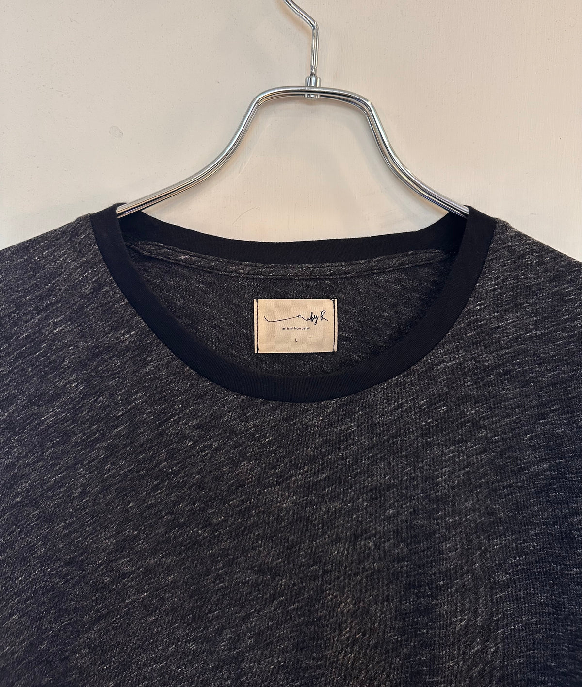 by R 26 Slub Cotton Tee