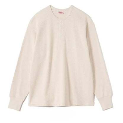 Healthknit L/S Honeycomb Thermal King Henley