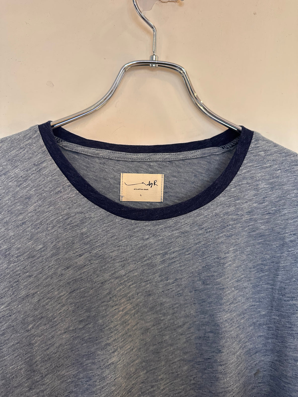 by R 26 Slub Cotton Tee