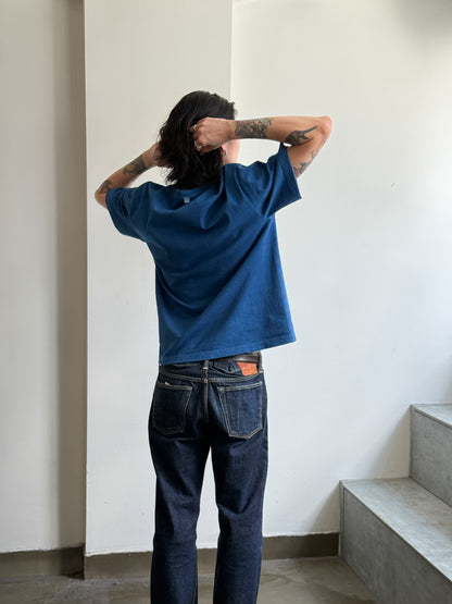 armi x RAIDER【HARD MAN】Indigo Henley Tee