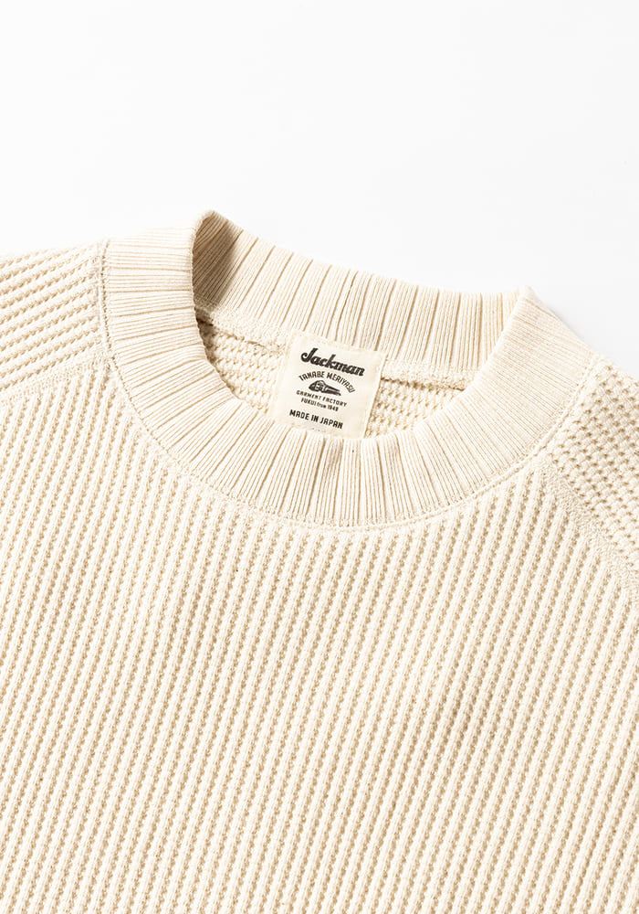 Jackman L/S Waffle Midneck