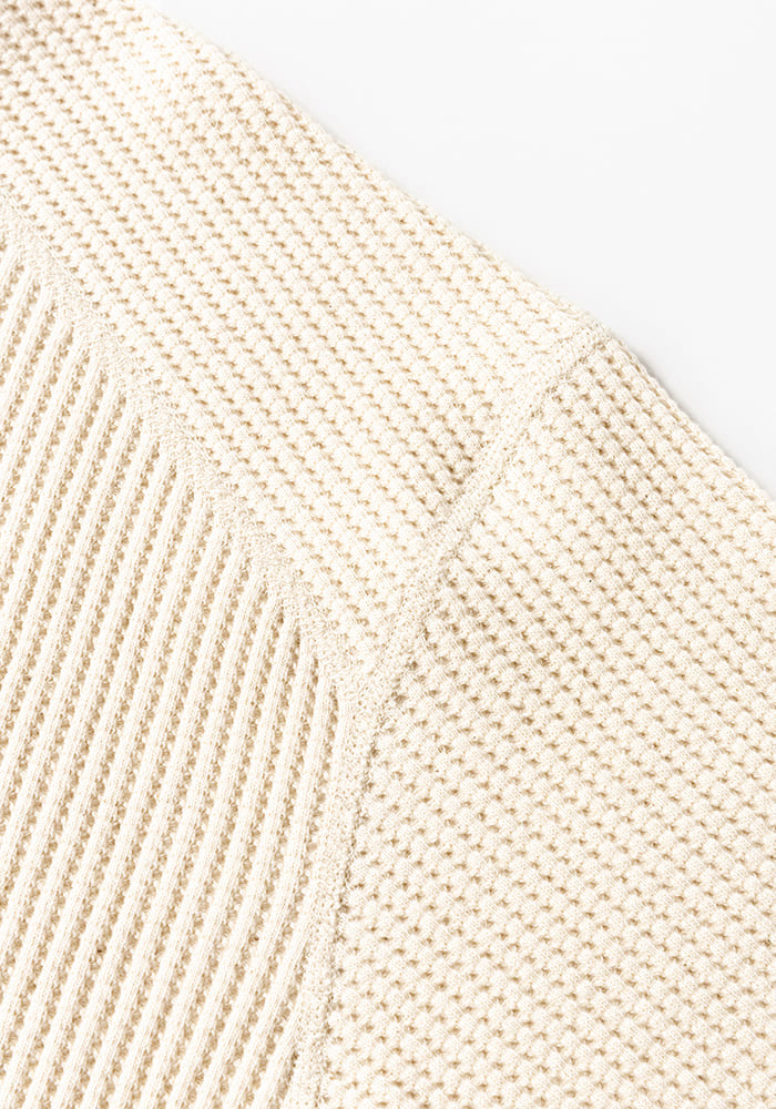Jackman L/S Waffle Midneck