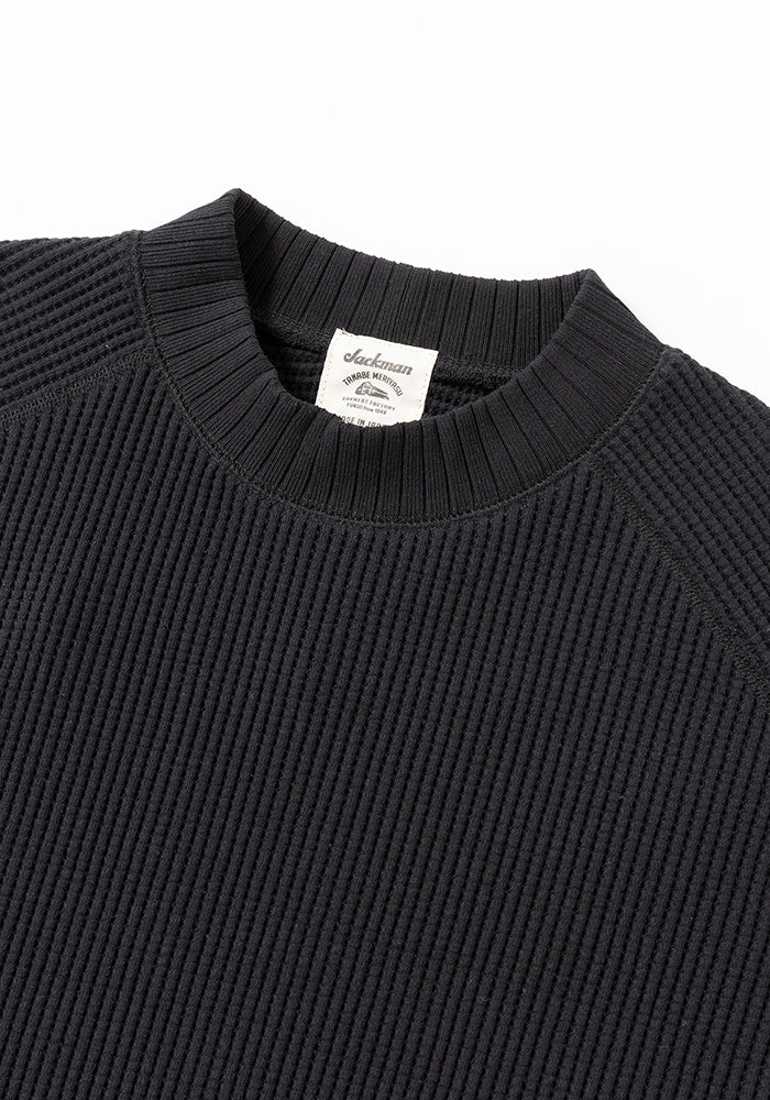 Jackman L/S Waffle Midneck