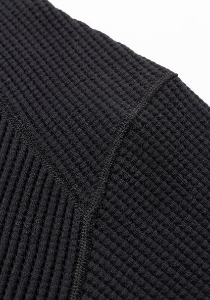 Jackman L/S Waffle Midneck