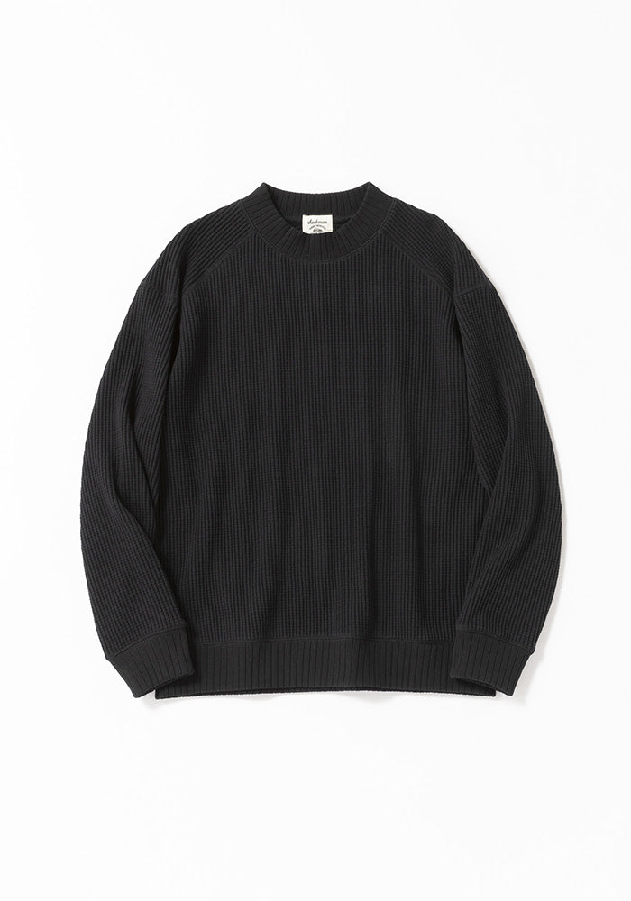 Jackman L/S Waffle Midneck