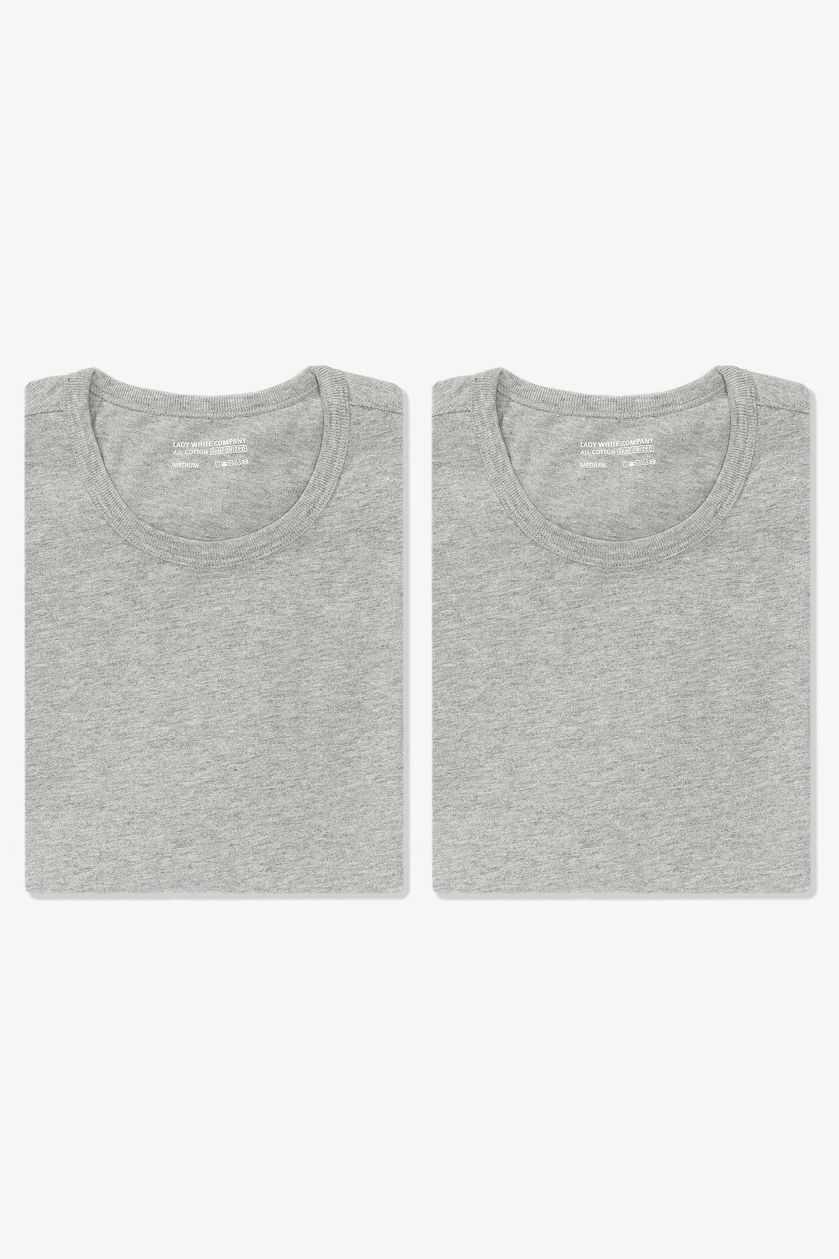 Lady White 2-Pack Our T-Shirt Heather Grey