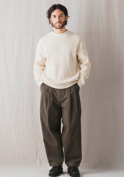 Jackman L/S Waffle Midneck