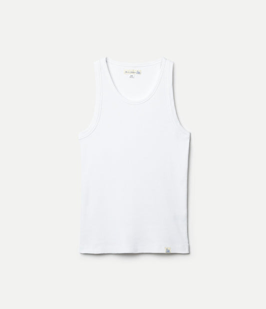 Merz b. Schwanen Iconic Ribbed Cotton Tank Top