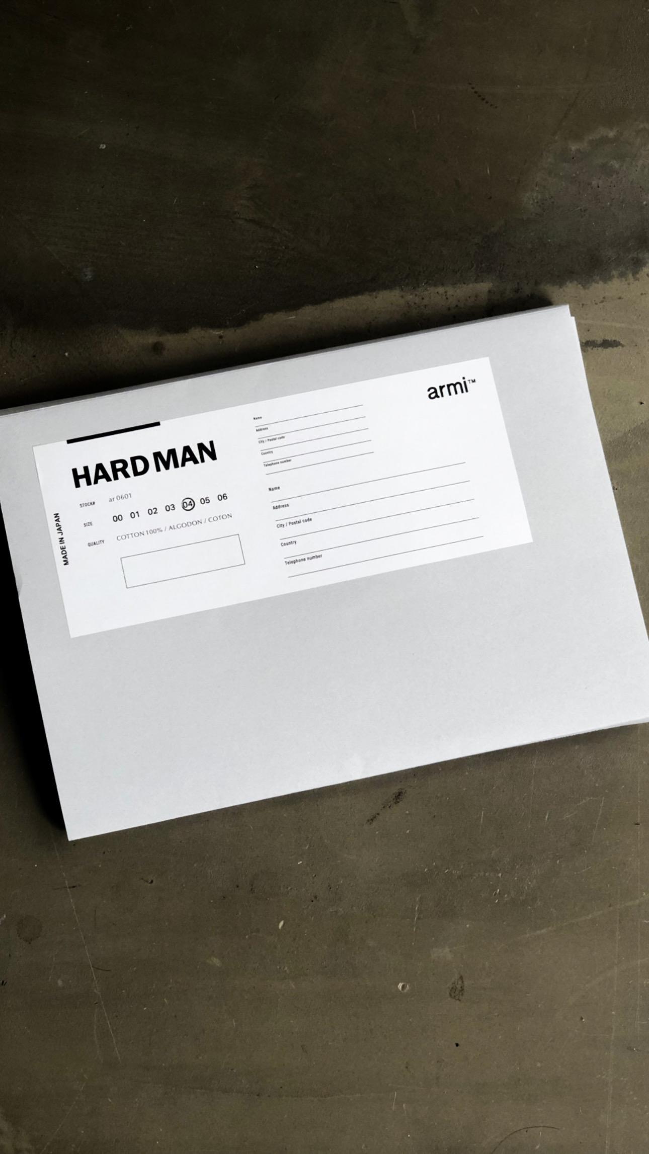 ARMI 【HARD MAN】 Heavyweight Pocket tee