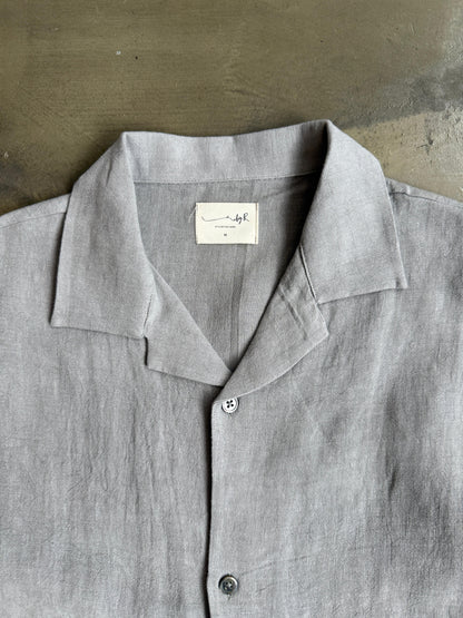By R 25' S/S Camp Collar Hemp Shirt