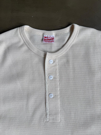 Healthknit S/S Honeycomb Henley Tee