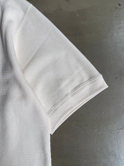 Healthknit S/S Honeycomb Henley Tee