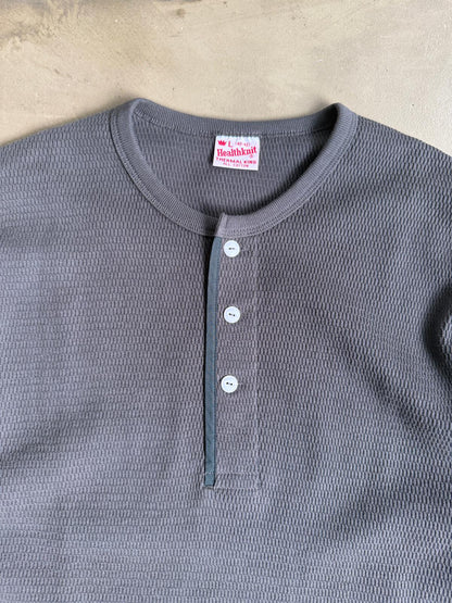 Healthknit S/S Honeycomb Henley Tee
