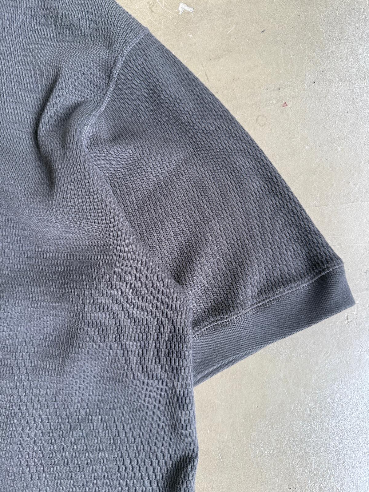 Healthknit S/S Honeycomb Henley Tee