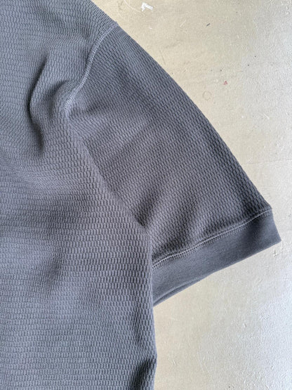 Healthknit S/S Honeycomb Henley Tee