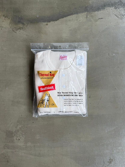 Healthknit L/S Honeycomb Thermal King Henley