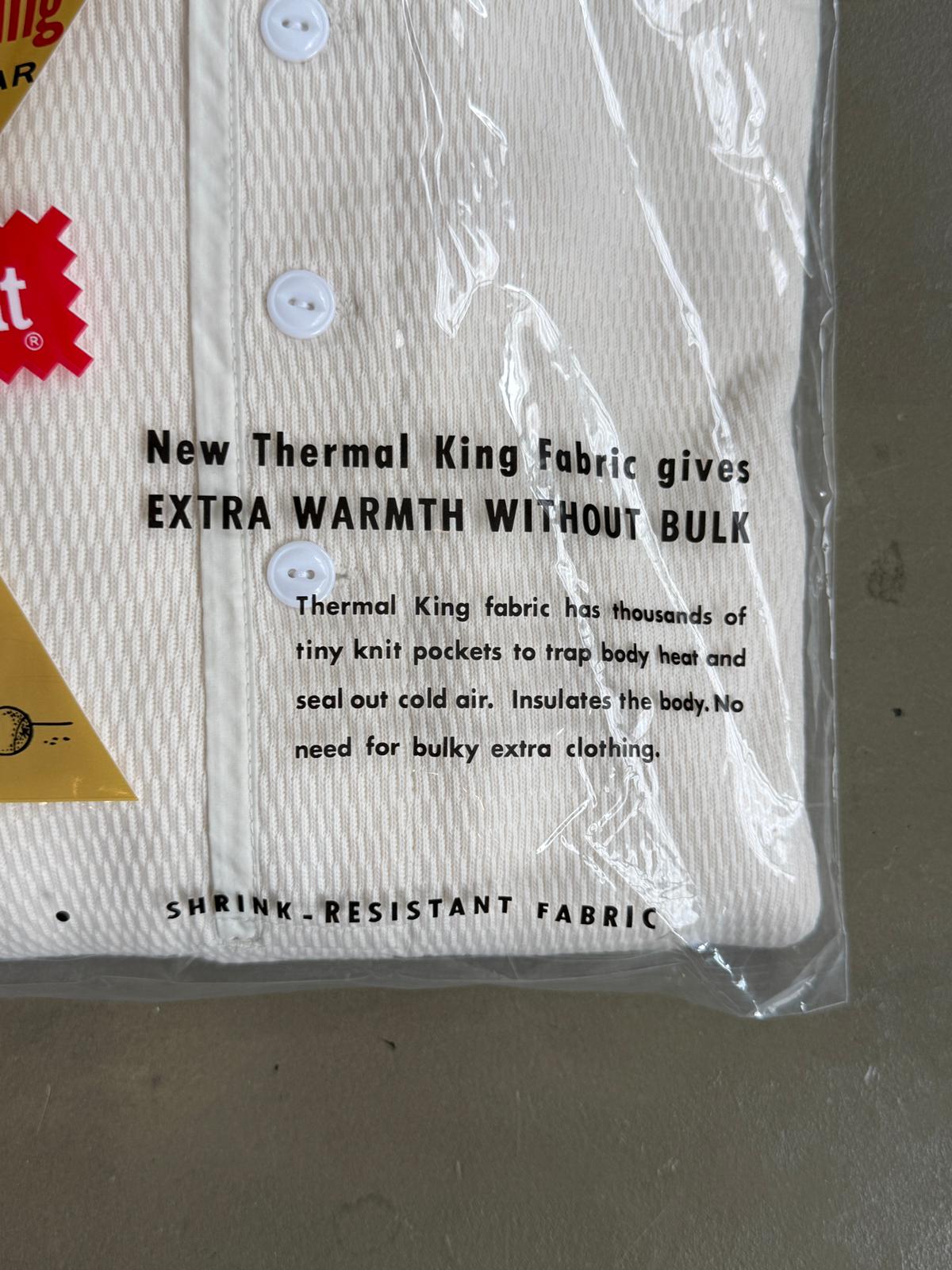 Healthknit L/S Honeycomb Thermal King Henley