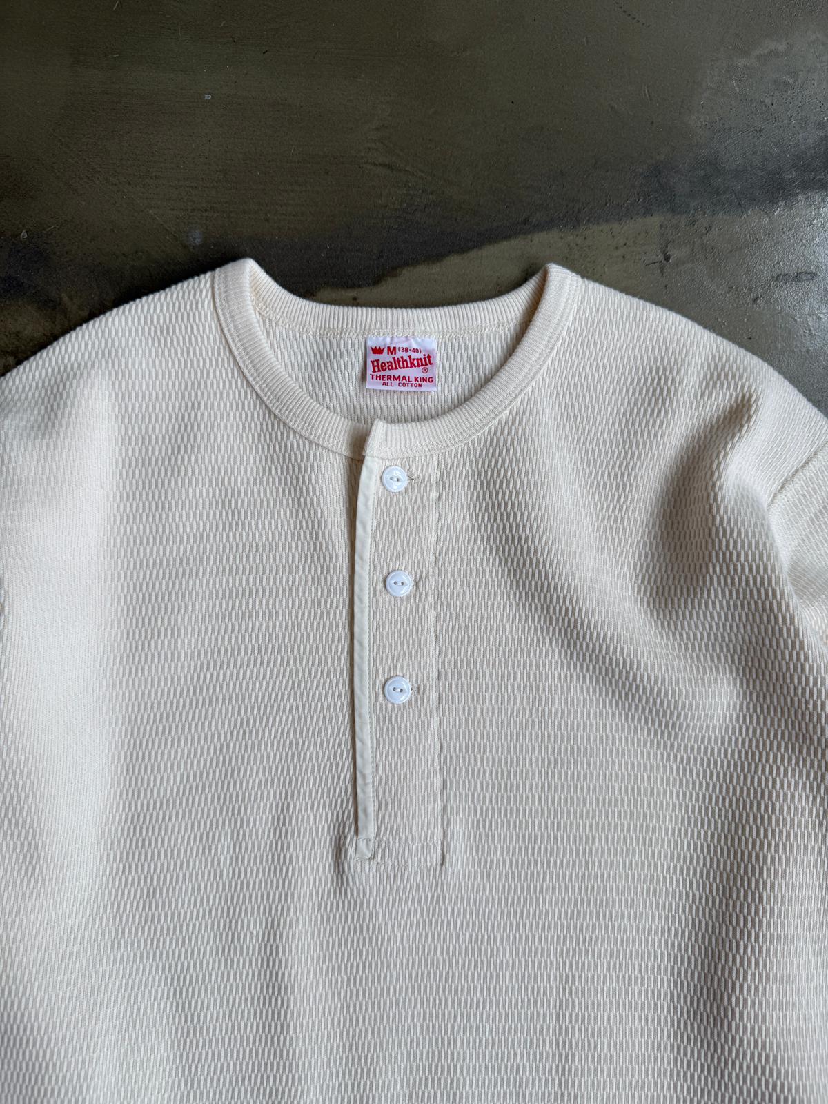 Healthknit L/S Honeycomb Thermal King Henley