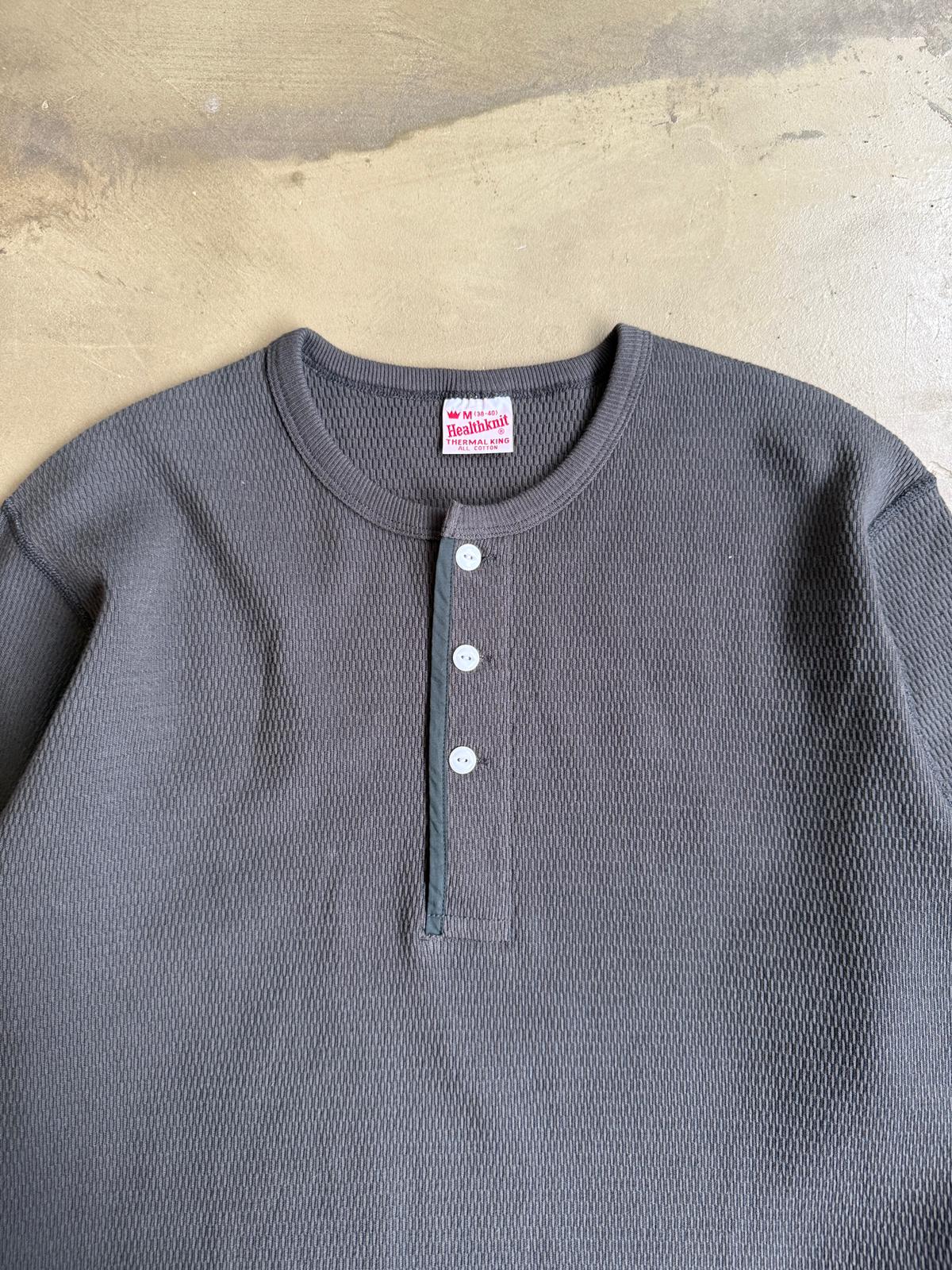 Healthknit L/S Honeycomb Thermal King Henley