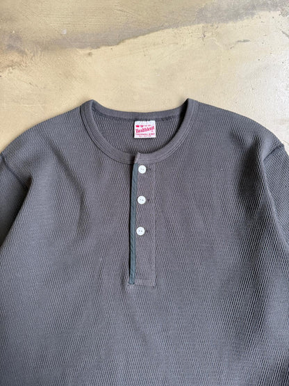 Healthknit L/S Honeycomb Thermal King Henley