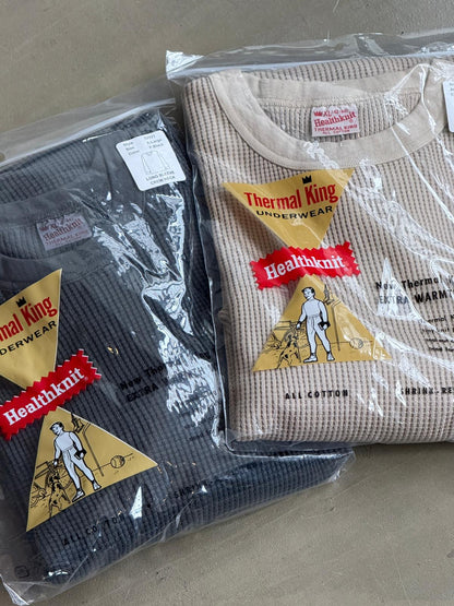 Healthknit L/S Thermal Waffle Crewneck