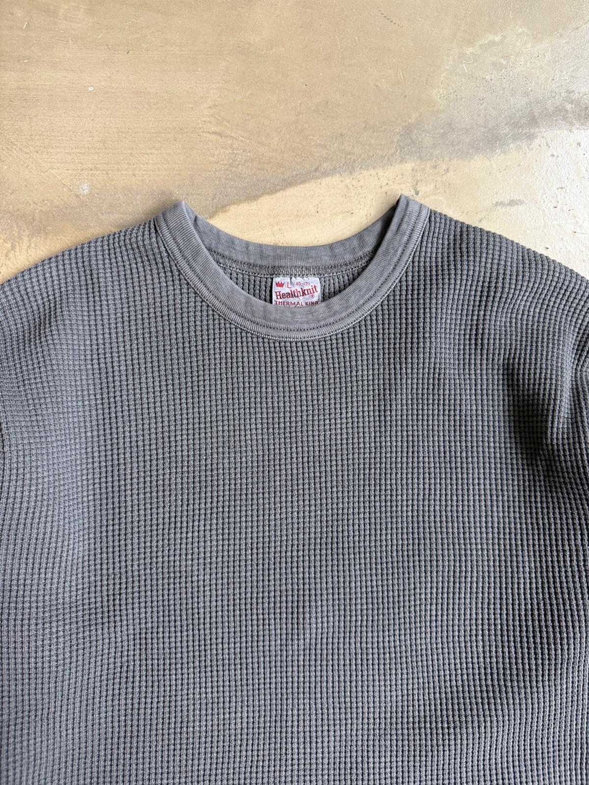 Healthknit L/S Thermal Waffle Crewneck